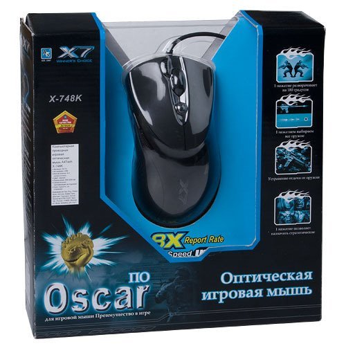 Компьютерная мышь A4TECH X-748K фото-3