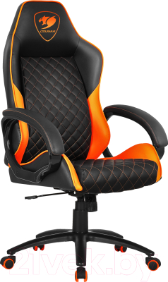 Кресло геймерское Cougar  Fusion, черный/оранжевый фото-4