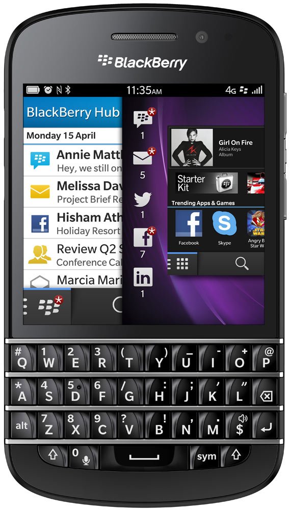 Мобильный телефон BlackBerry Q10 - фото1
