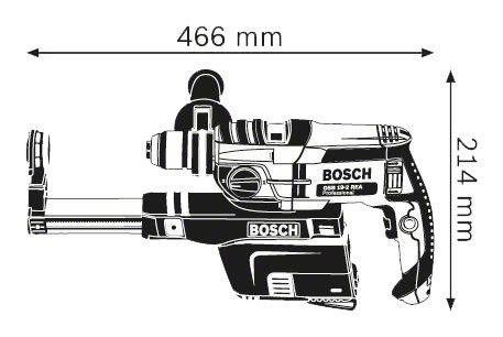 Ударная дрель Bosch GSB 19-2 REA Professional (0.601.17C.500) фото-2