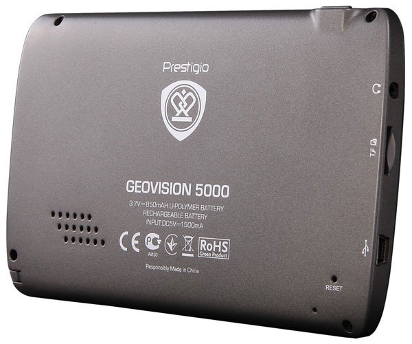 GPS-навигатор Prestigio GeoVision 5000 фото-3